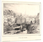 Vue de Caën, 1832 by Eugène Isabey