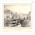 Vue de Caën, 1832 by Eugène Isabey