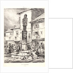 Croix de Chaudesaigues, 1831 by Eugène Isabey