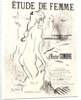 Study of a Woman (Etude de femme), 1893 by Henri de Toulouse-Lautrec