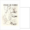 Study of a Woman (Etude de femme), 1893 by Henri de Toulouse-Lautrec