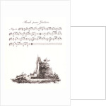 A Pen Drawing and Musical Notes, from Receuil Papryographique, 1820 by Alois Senefelder