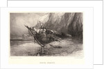 Stranded Brig, 19th century by Eugène Isabey