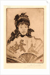 Lady with a Fan, ca. 1878-1896 by Henri Charles Guérard