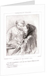 And here is the enormous secret that my husband has been hiding from me for a month. And you knew about it?... For six weeks by Paul Gavarni
