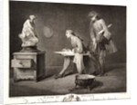 The Drawing Lesson (Étude du Dessen), ca. 1757 by Jacques Philippe Le Bas