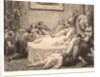 La Chanson de Table, 1852 by Paul Gavarni