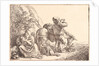 Italian Peasant Family Resting, 1809 by Benjamin Zix