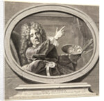Portrait of Jean Jouvenet, Painter to the King, Director of the Royal Academy, 1707 by Antoine Trouvain