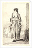 Lady Walking Seen from Behind (La Femme marchand au fond), ca. 1710 by Jean-Antoine Watteau
