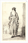 Lady Walking Seen from Behind (La Femme marchand au fond), ca. 1710 by Jean-Antoine Watteau