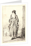 Lady Walking Seen from Behind (La Femme marchand au fond), ca. 1710 by Jean-Antoine Watteau