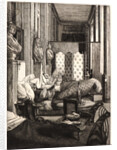 Le Foyer de la Comédie-Francaise pendant le Siège de Paris, 1870-1871 by James Tissot