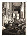 Le Foyer de la Comédie-Francaise pendant le Siège de Paris, 1870-1871 by James Tissot