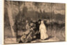 Sortie du Théatre du Chatelet, 1888 by Auguste Louis Lepère
