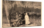 Sortie du Théatre du Chatelet, 1888 by Auguste Louis Lepère