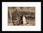 Sortie du Théatre du Chatelet, 1888 by Auguste Louis Lepère