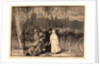 Sortie du Théatre du Chatelet, 1888 by Auguste Louis Lepère