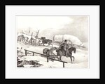 Wagoners Driving up a Hill, 1823 by Théodore Géricault