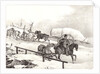 Wagoners Driving up a Hill, 1823 by Théodore Géricault