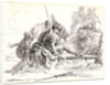 Two Soldiers and Two Women, ca. 1750 by Giovanni Battista Tiepolo