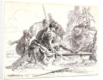Two Soldiers and Two Women, ca. 1750 by Giovanni Battista Tiepolo