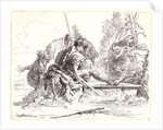 Two Soldiers and Two Women, ca. 1750 by Giovanni Battista Tiepolo