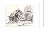 Two Soldiers and Two Women, ca. 1750 by Giovanni Battista Tiepolo