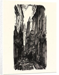 Image from La Bièvre, Les Gobelins, Saint-Séverin, ca. 1901 by Auguste Louis Lepère