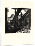Image from La Bièvre, Les Gobelins, Saint-Séverin, ca. 1901 by Auguste Louis Lepère