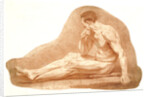 Study of a Male Nude, ca. 1743 by Anonymous