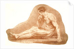 Study of a Male Nude, ca. 1743 by Anonymous
