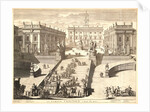View of the Capitoline Hill (Le Fameux Capitole à Rome), ca. 1695-1706 by Domenico de Rossi