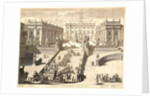 View of the Capitoline Hill (Le Fameux Capitole à Rome), ca. 1695-1706 by Domenico de Rossi