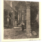 Church Interior, ca. 1890-1910 by Auguste Louis Lepère