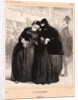 Le Jeu des Dominos, 19th century by Paul Gavarni