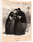 Le Jeu des Dominos, 19th century by Paul Gavarni