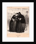 Le Jeu des Dominos, 19th century by Paul Gavarni