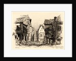 The Old Quarter of Vitre (Un Vieux quartier de Vitré), 1879 by Maxime Lalanne