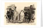 The Old Quarter of Vitre (Un Vieux quartier de Vitré), 1879 by Maxime Lalanne