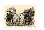 The Old Quarter of Vitre (Un Vieux quartier de Vitré), 1879 by Maxime Lalanne