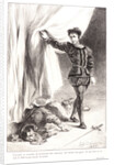 Hamlet: Vraiment ce conseiller.., 1834-1843 by Eugène Delacroix