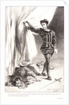 Hamlet: Vraiment ce conseiller.., 1834-1843 by Eugène Delacroix