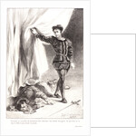 Hamlet: Vraiment ce conseiller.., 1834-1843 by Eugène Delacroix