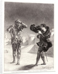 Hamlet: Je suis l'esprit.., 1834-1843 by Eugène Delacroix