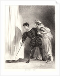 Hamlet: Qu'est ce donc?, 1834-1843 by Eugène Delacroix