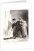 Hamlet: Qu'est ce donc?, 1834-1843 by Eugène Delacroix