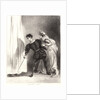 Hamlet: Qu'est ce donc?, 1834-1843 by Eugène Delacroix