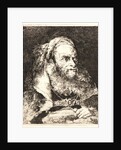 Old Man with an Open Book, 18th century by Giovanni Domenico Tiepolo