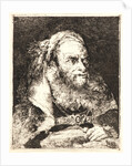 Old Man with an Open Book, 18th century by Giovanni Domenico Tiepolo